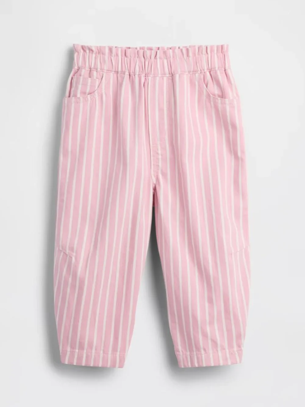 Baby Gap Stripe Pull-On Barrel Jeans